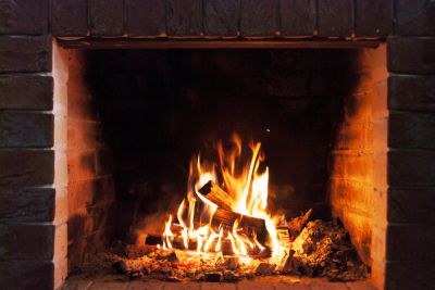 Brick Fireplace Installation